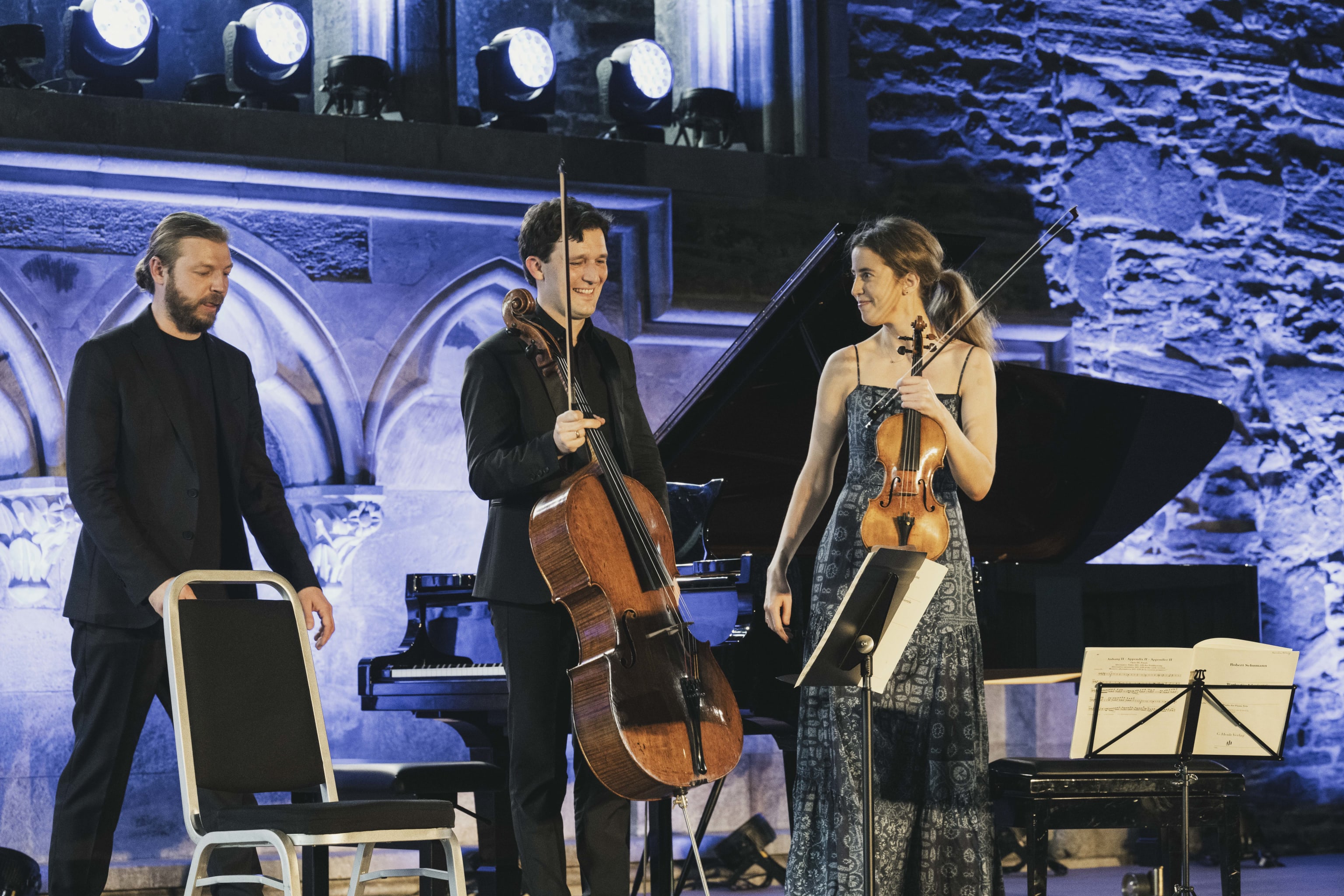 Vilde Frang m/Maximilian Hornung & Denis Kozhukhin. Foto: Thor Brødreskift